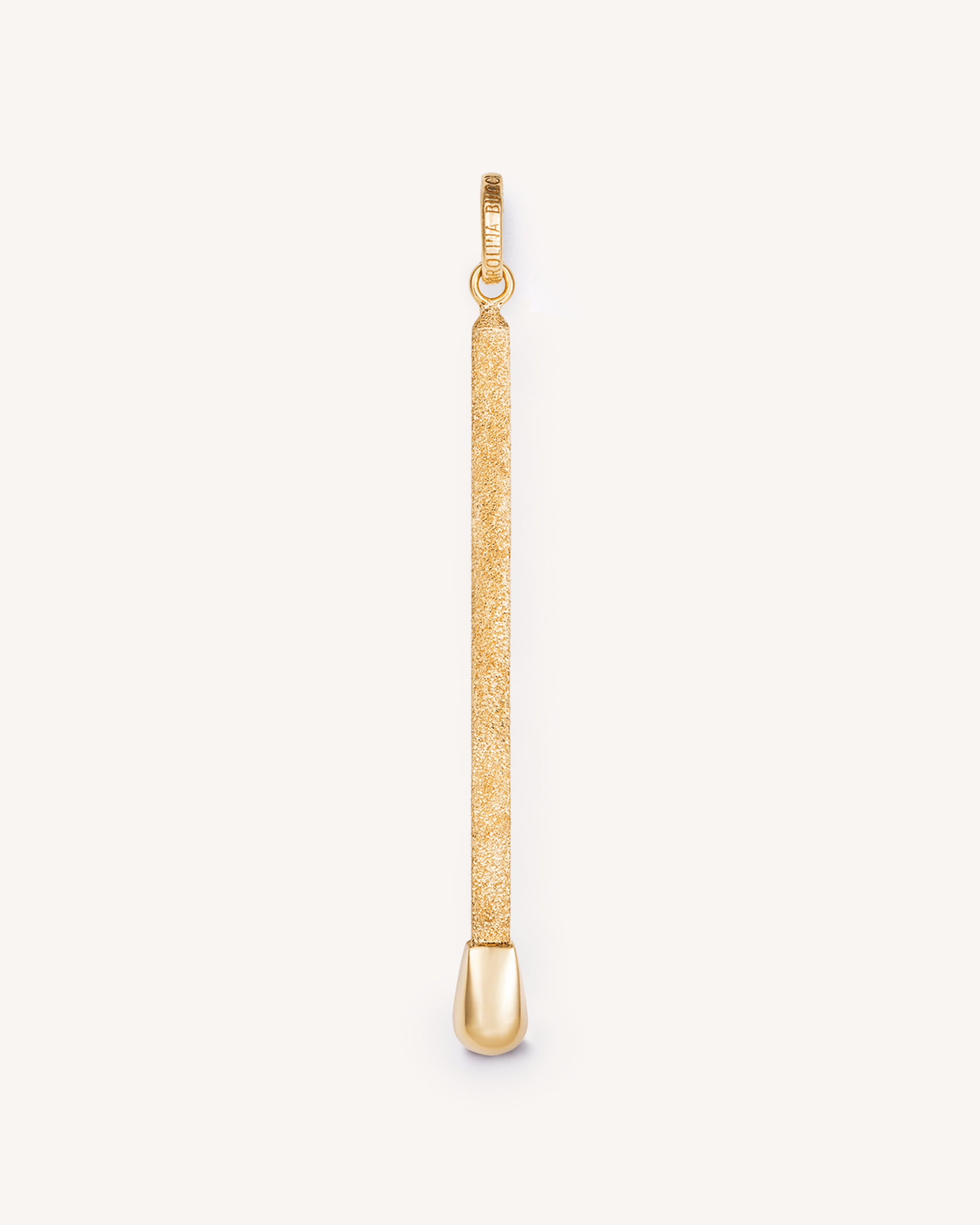 Florentine Finish Matchstick Pendant