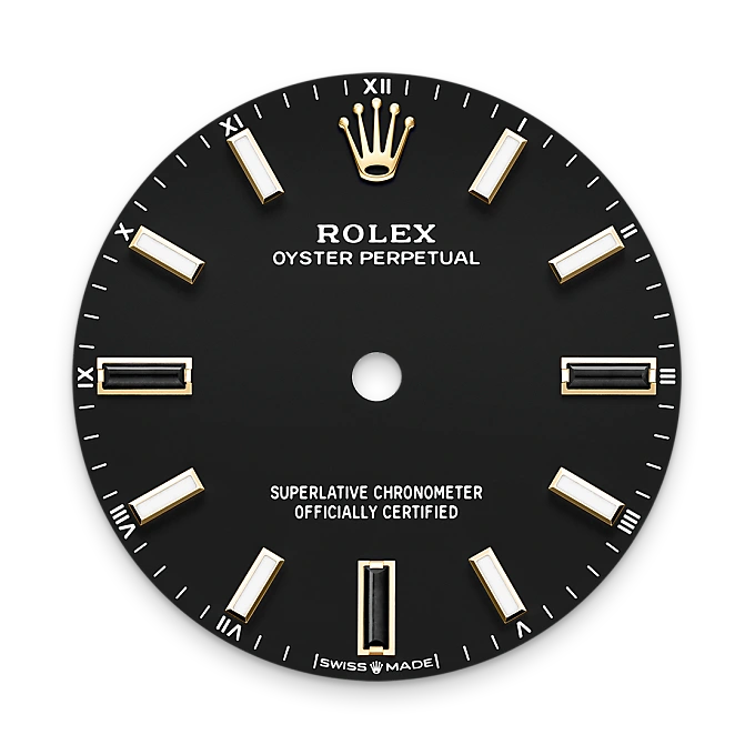 Black dial