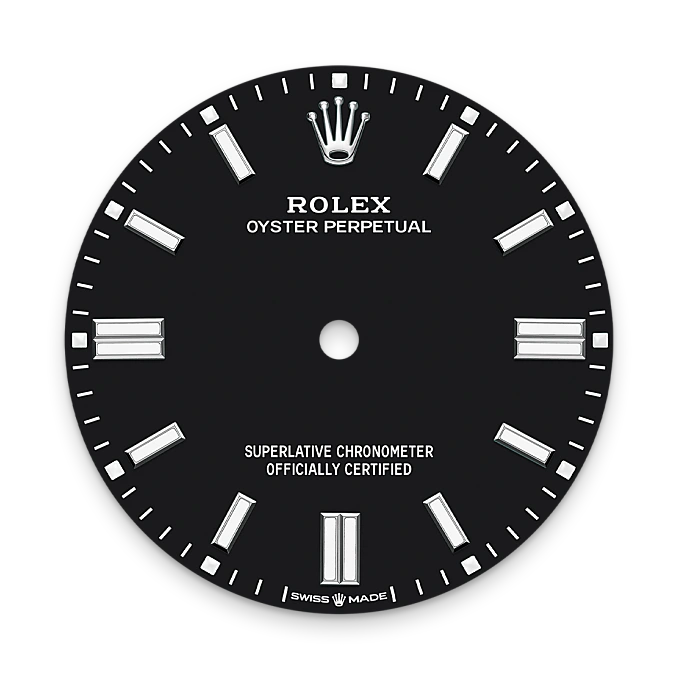 Black dial