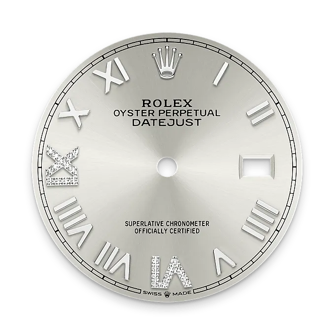 Silver dial