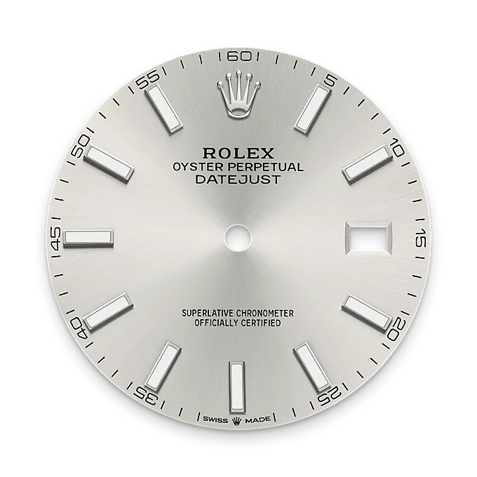 Silver dial