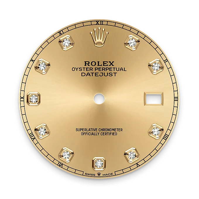 Champagne-colour dial