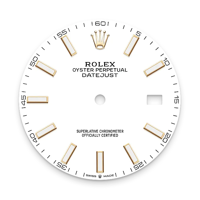White dial