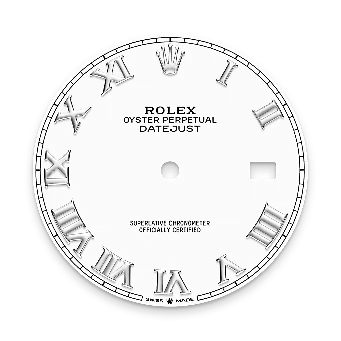 White dial