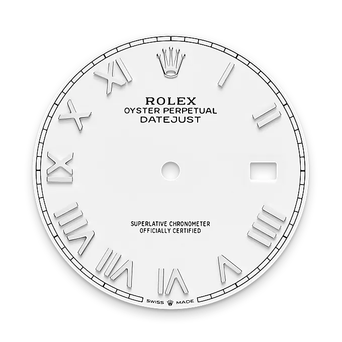 White dial