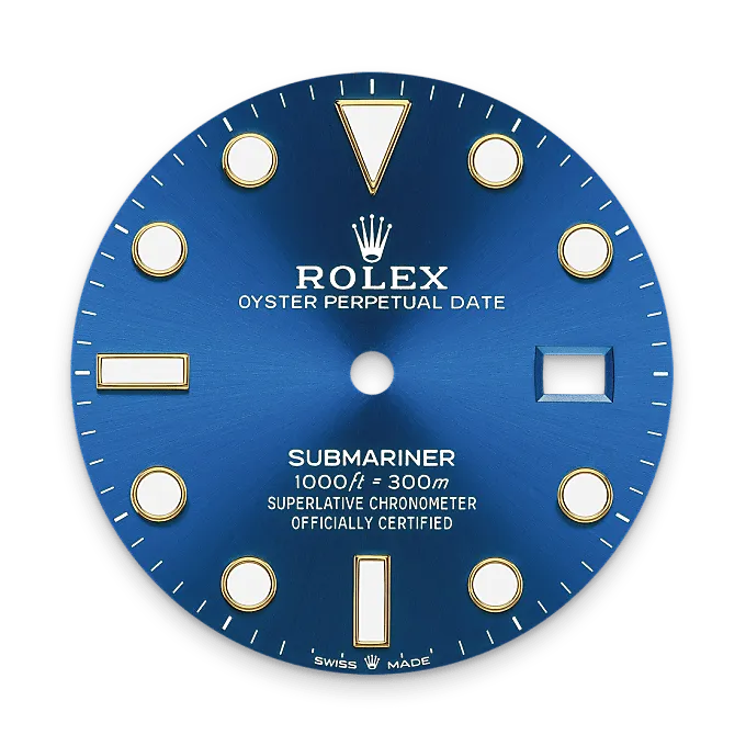 Royal blue dial