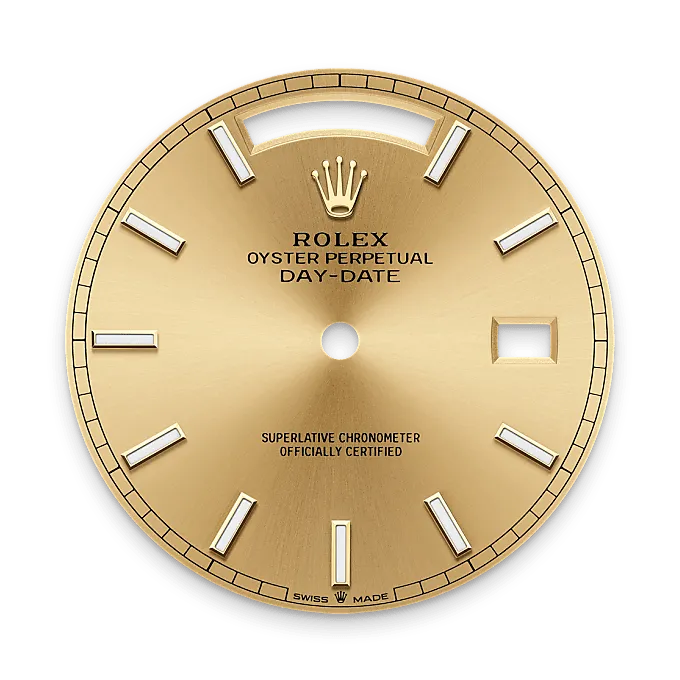 Champagne-colour dial