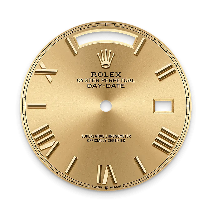 Champagne-colour dial