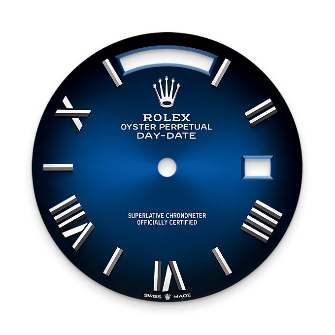 Blue ombré dial