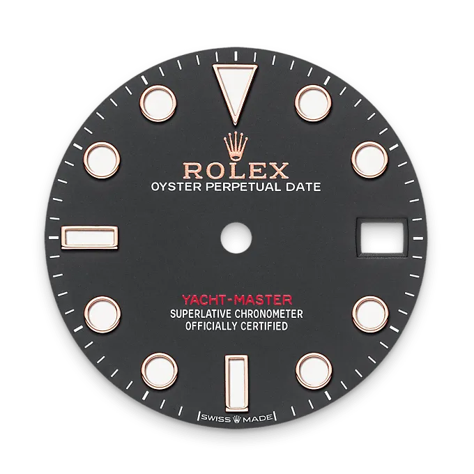 Intense black dial