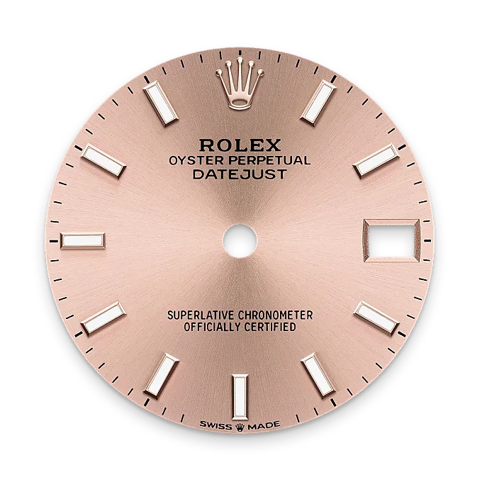 Rosé-colour dial