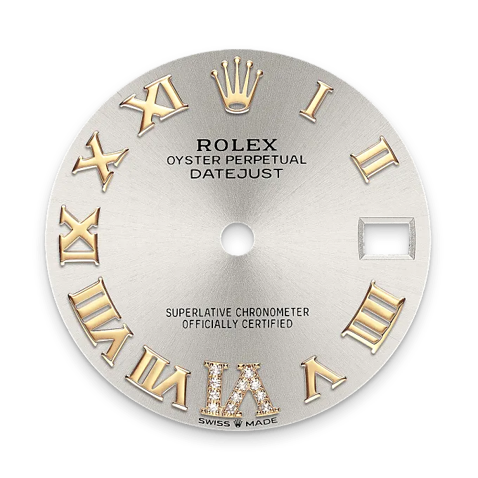 Silver dial