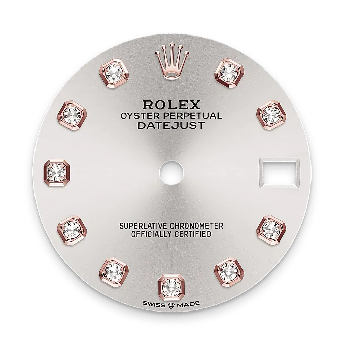 Silver dial