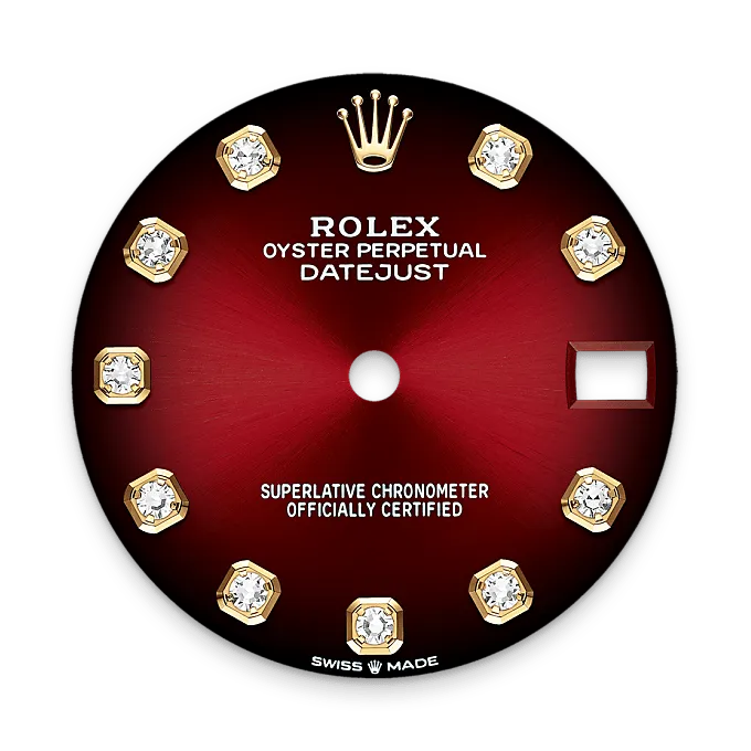 Red ombré dial