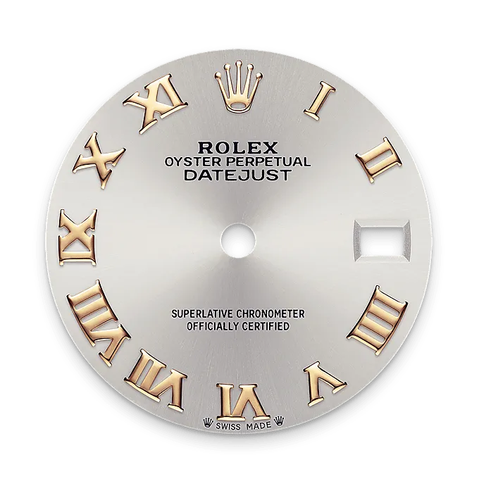 Silver dial