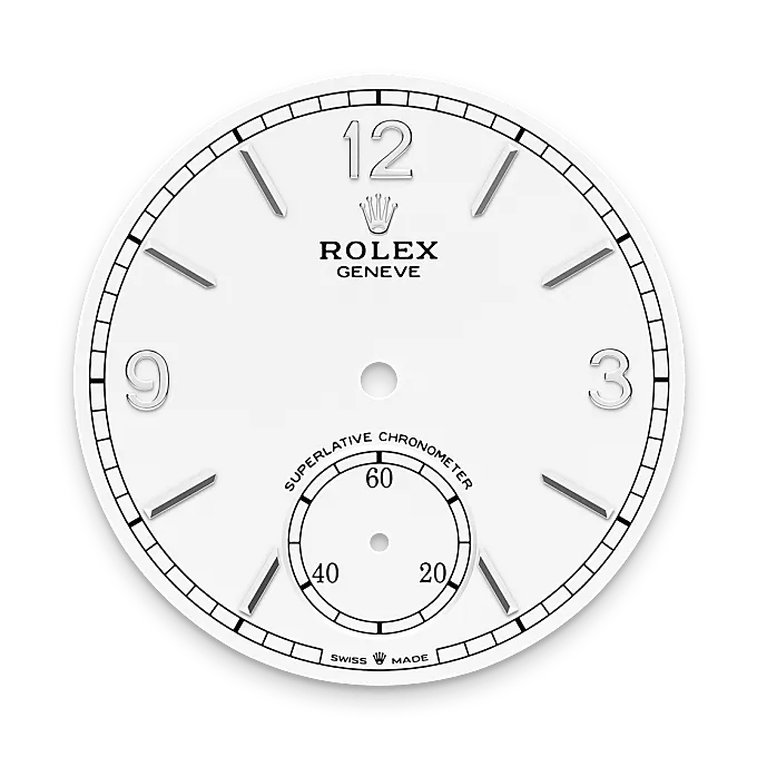 Intense white dial