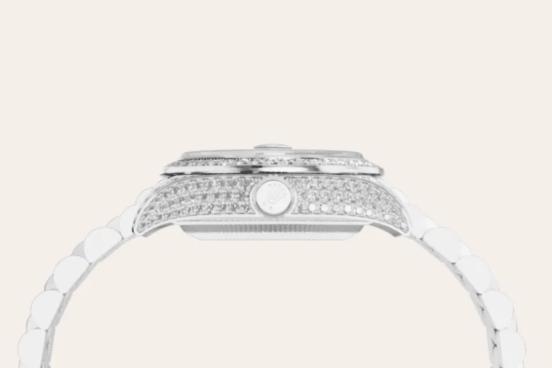 18 ct white gold